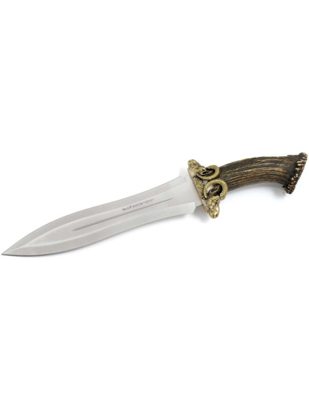 Coltello finitura muflone manico in...