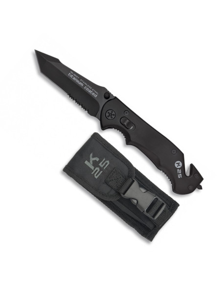 Coltello da salvataggio, lama 9 cm.