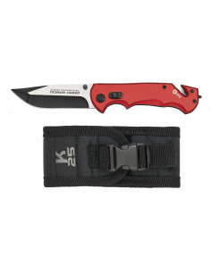 Coltello di sicurezza e salvataggio K25 in rosso