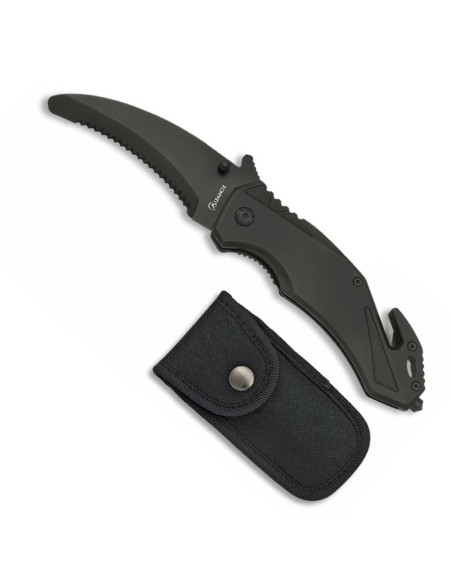 Coltello Albainox nero di sicurezza e...