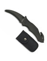 Coltello Albainox nero di sicurezza e salvataggio