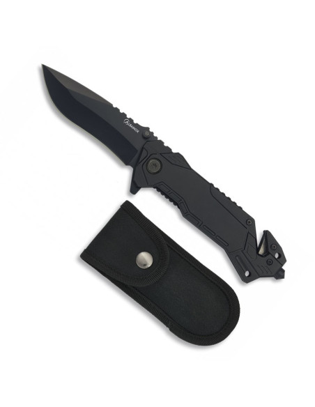 Coltello da soccorso Albainox - nero