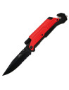 Coltello da soccorso Red Third, con sega