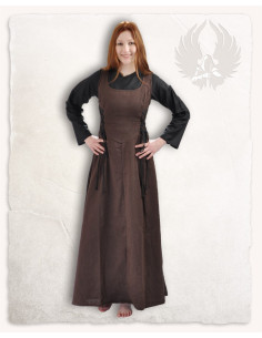 Abito medievale modello Uma, colore marrone 2