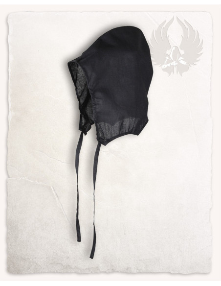 Crespina in cotone nero modello Jasper