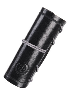Protezione in pelle per asce, colore nero
