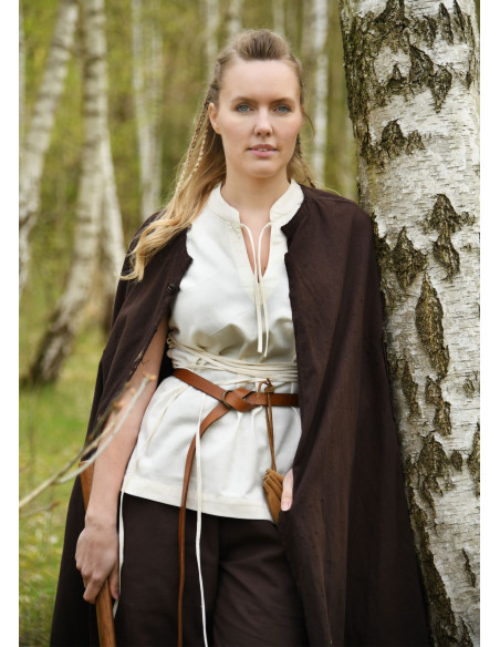 Blusa vichinga senza maniche modello...