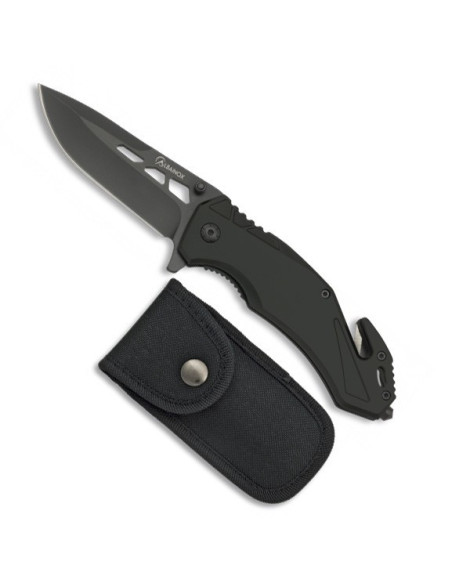Coltello da salvataggio Albainox in nero