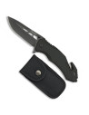 Coltello da salvataggio Albainox in nero