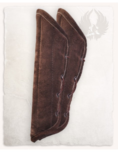 Braccialetti medievali in pelle di camoscio modello Leopold 2