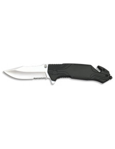 Coltello da soccorso Albainox, lama seghettata