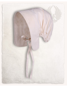 Cofano medievale modello Greta, bianco naturale