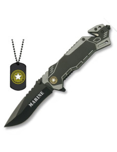 Coltello da salvataggio, Marines americani con piastra