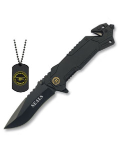 Coltello da salvataggio SEALS con piastra