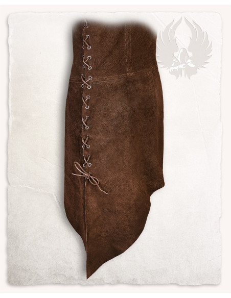 Indumento da arciere Lunette in cuoio...