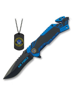 Coltello da salvataggio dell'aeronautica con ID