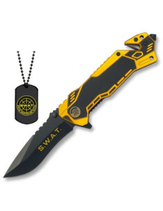 Coltello da salvataggio SWAT con piastra