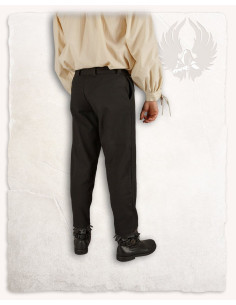 Pantalone taglio dritto medievale Rocco, nero 2
