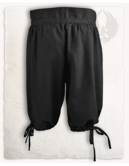 Pantalone Tilly pirata in cotone, nero