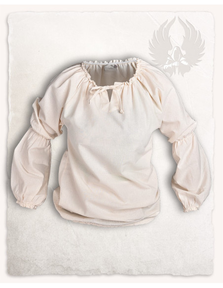 Blusa medievale crema modello Kara