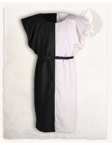 Tabardo bicolore nero-crema, modello...