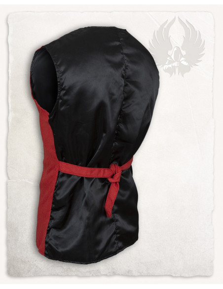 Gilet SteamPunk rosso modello Hamish