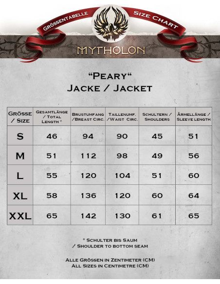 Giacca da pirata in cotone perlato,...