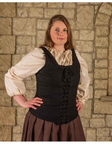 Corpetto medievale modello Ursula in...