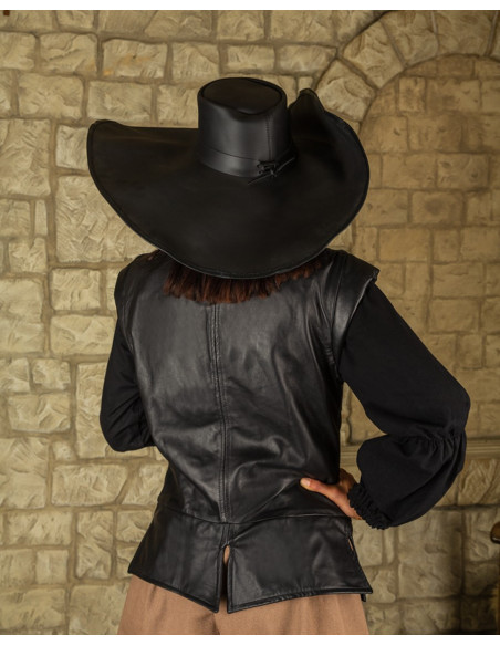 Gilet pirata in pelle modello Tilly,...