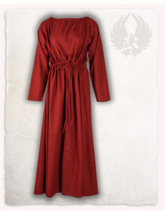 Casacca interna bordeaux modello Wanda, in cotone leggero 2