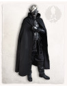 Mantello Aaron medievale in lana nera (140 cm.)