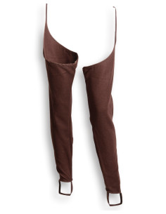 Leggings in lana marrone medievale modello Wolfram