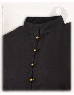 Blusa pirata modello Kassandra, colore nero 2