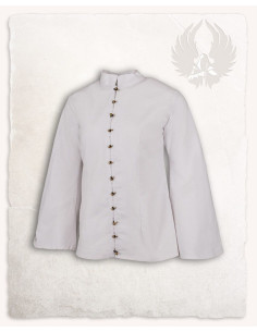 Blusa pirata modello Kassandra, colore bianco