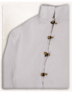 Blusa pirata modello Kassandra, colore bianco 2