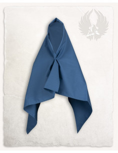 Foulard contadino modello Emil, colore azzurro 2