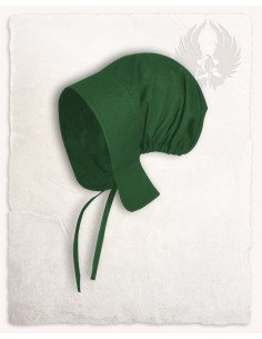Cofano contadino medievale modello Greta, colore verde