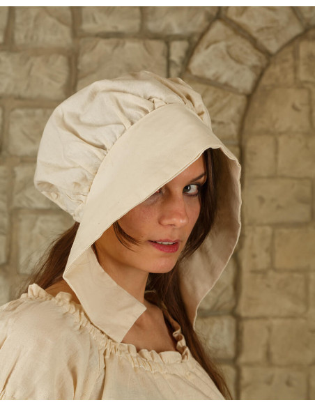 Cuffia medievale in cotone modello...