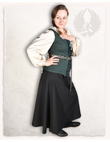 Corpetto medievale modello Ursula in...