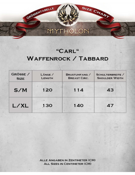 Tunica medievale in cotone modello...