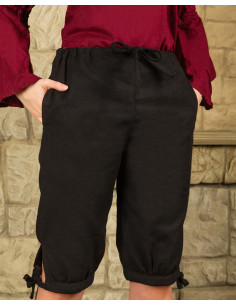 Pantaloni vichinghi modello Kilian, colore nero
