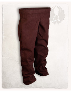 Pantaloni medievali in cotone marrone modello Niko (128 cm.)