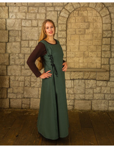 Abito medievale modello Uma, colore verde