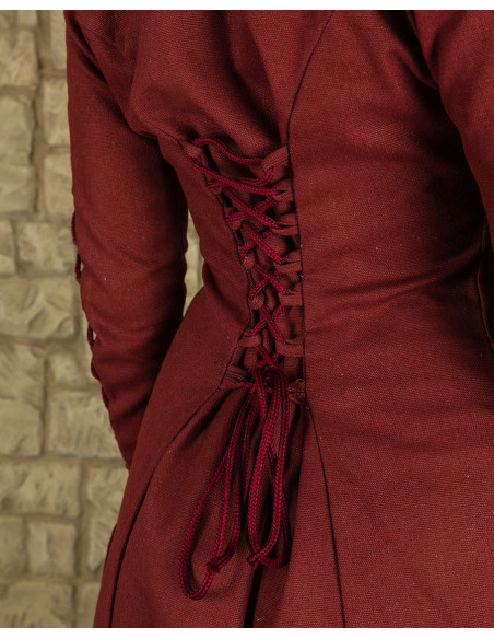 Casacca interna in cotone bordeaux...