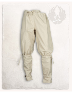 Pantaloni medievali in cotone modello Ketill, bianco... 2