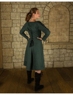 Casacca interna in cotone verde modello Sunna 2