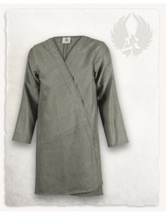 Tunica medievale incrociata grigio antracite, modello Shapur