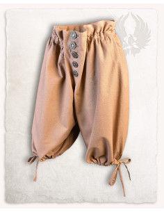 Pantalone Capri in cotone Tilly, Marrone Sabbia 2
