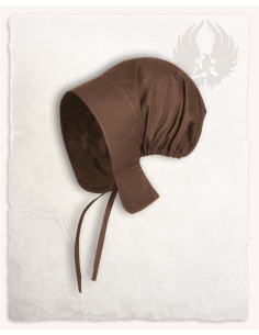 Cofano contadino medievale modello Greta, colore marrone