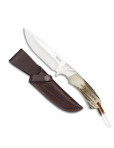 Coltello da caccia Albainox manico cervo